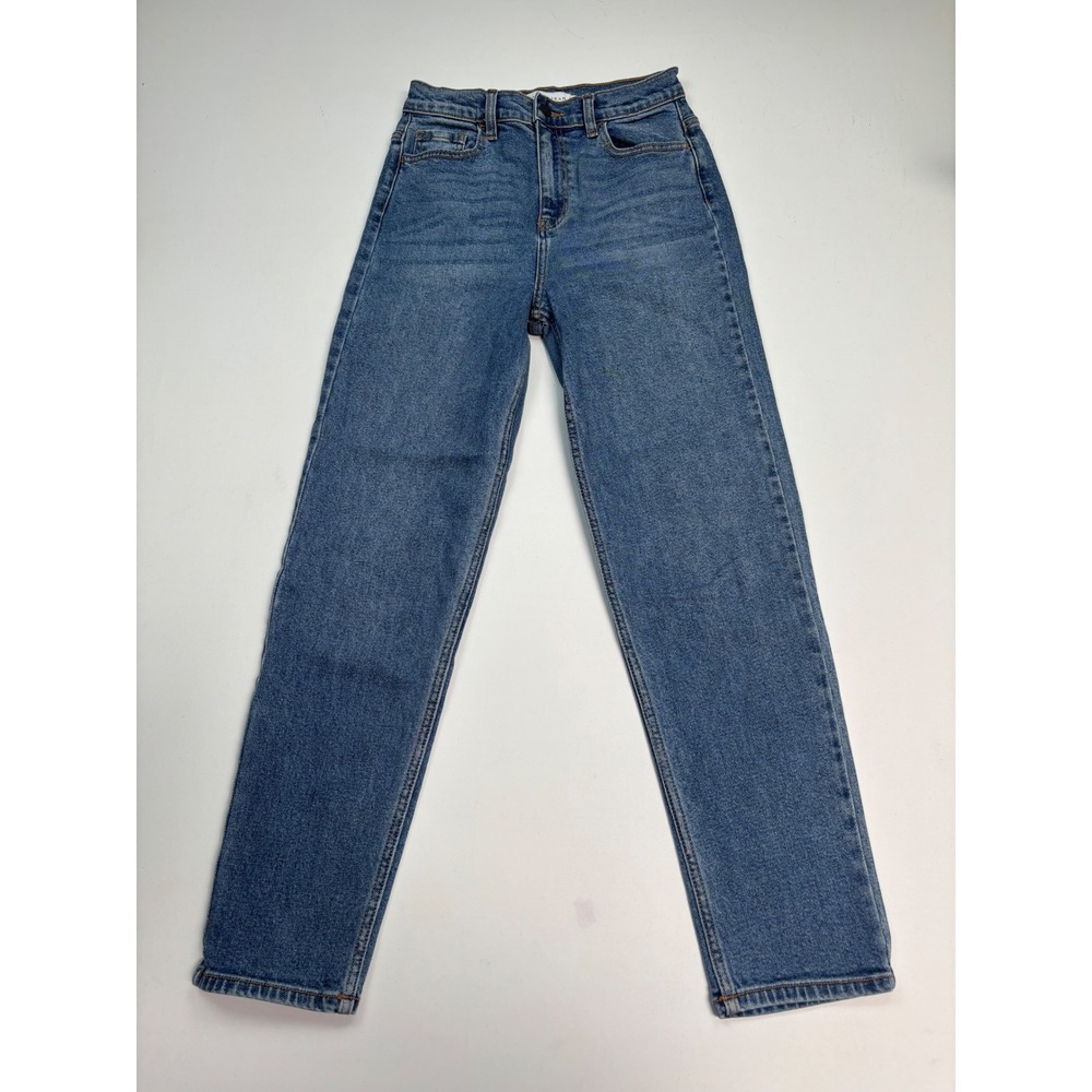 Carly Jean Los Angeles Morgan Straight Leg Jeans‎ Medium Wash Blue Womens Size 5